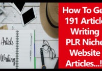 article writing plr articles