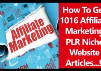 affiliate marketing plr articles