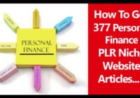 personal finance plr articles