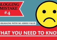 Blogging Mistake #4 - Auto blogging With No Added Value - What You Need To Know (FREE NICHE WEBSITE)
