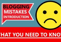 Blogging Mistakes Introduction - What You Need To Know! (BONUS: FREE NICHE WEBSITE)
