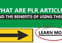 What Are PLR Articles And The Benefits Of Using Them