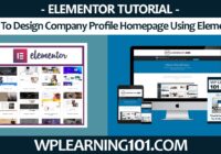 How To Design Homepage Using Elementor In WordPress (Step-By-Step Tutorial)