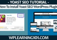 How To Install Yoast SEO WordPress Plugin In WordPress Dashboard (Step-By-Step Tutorial)