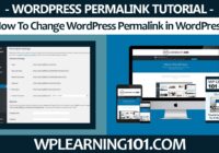 How To Change WordPress Permalink in WordPress Website For Beginners (Step By Step Tutorial)