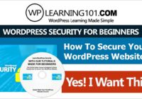 WordPress Security Tutorial Videos Made For Beginners (Step By Step)