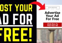 Post Your Ad For Free [Free Classified Ads Posting] Free Advertising