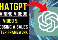 ChatGPT Training Videos - Video 5: Choosing a Sales Letter Framework