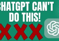 ChatGPT Can't Do This!