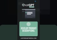 ChatGPT Prompts - Develop Product Descriptions