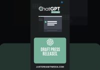 ChatGPT Prompts - Draft Press Releases