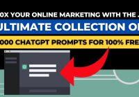 3000 ChatGPT Prompts - 100% FREE! (The Ultimate ChatGPT Prompts Collection)