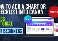 How To Add A Chart Or Checklist Into Canva Docs Tutorial For Beginners