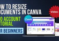 How To Resize Documents In Canva Pro Account Tutorial For Beginners
