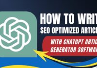 How To Write SEO Optimized Articles In Any Niche With ChatGPT