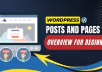 WordPress Posts And Pages Overview For Beginners