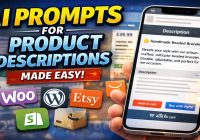 Free AI Prompt Generator Tool for Product Descriptions (WordPress, WooCommerce,Etsy,Shopify & More)