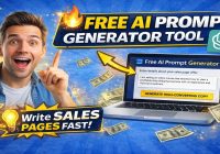 Free AI Prompt Generator Tool for Sales Pages (High-Converting Copy FAST)