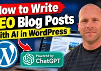 How to Write SEO Blog Posts With AI in WordPress